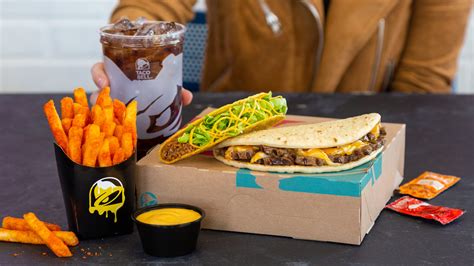 Order ahead online or on the mobile app for pick up at the restaurant or get it delivered. . Taco bell lunch